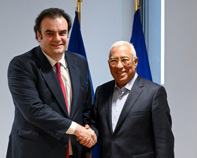 Ο Κυριάκος Πιερρακάκης συναντήθηκε με τον Αντόνιο Κόστα: Σταθερότητα, ανάπτυξη και ανθεκτικότητα οι προτεραιότητες