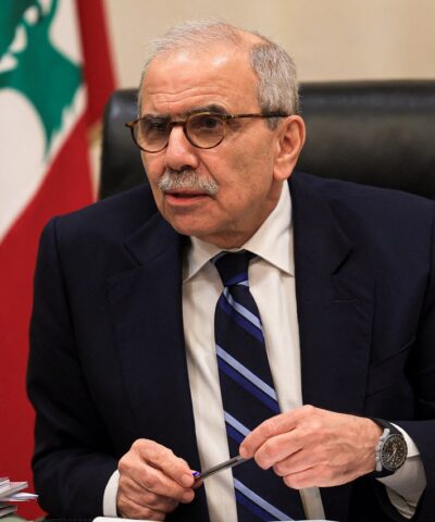 Ο πρωθυπουργός του Λιβάνου Ναουάφ Σαλάμ