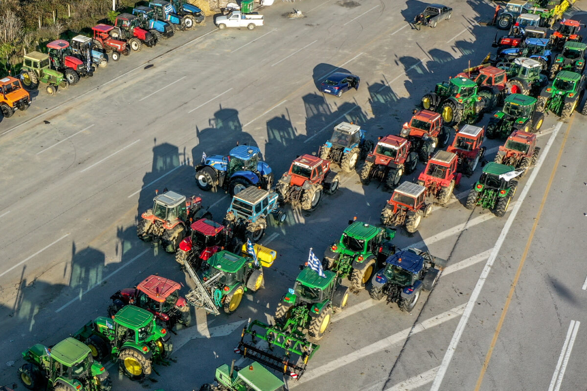 Το μπλόκο των αγροτών στα Μάλγαρα
