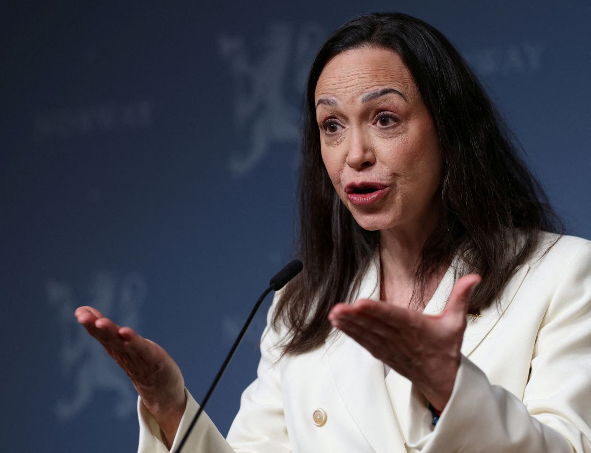 Η βραβευμένη με Νόμπελ Ειρήνης Μαρία Κορίνα Ματσάδο