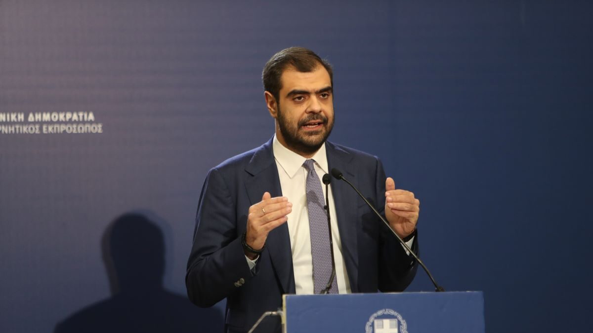 Ο κυβερνητικός εκπρόσωπος Παύλος Μαρινάκης