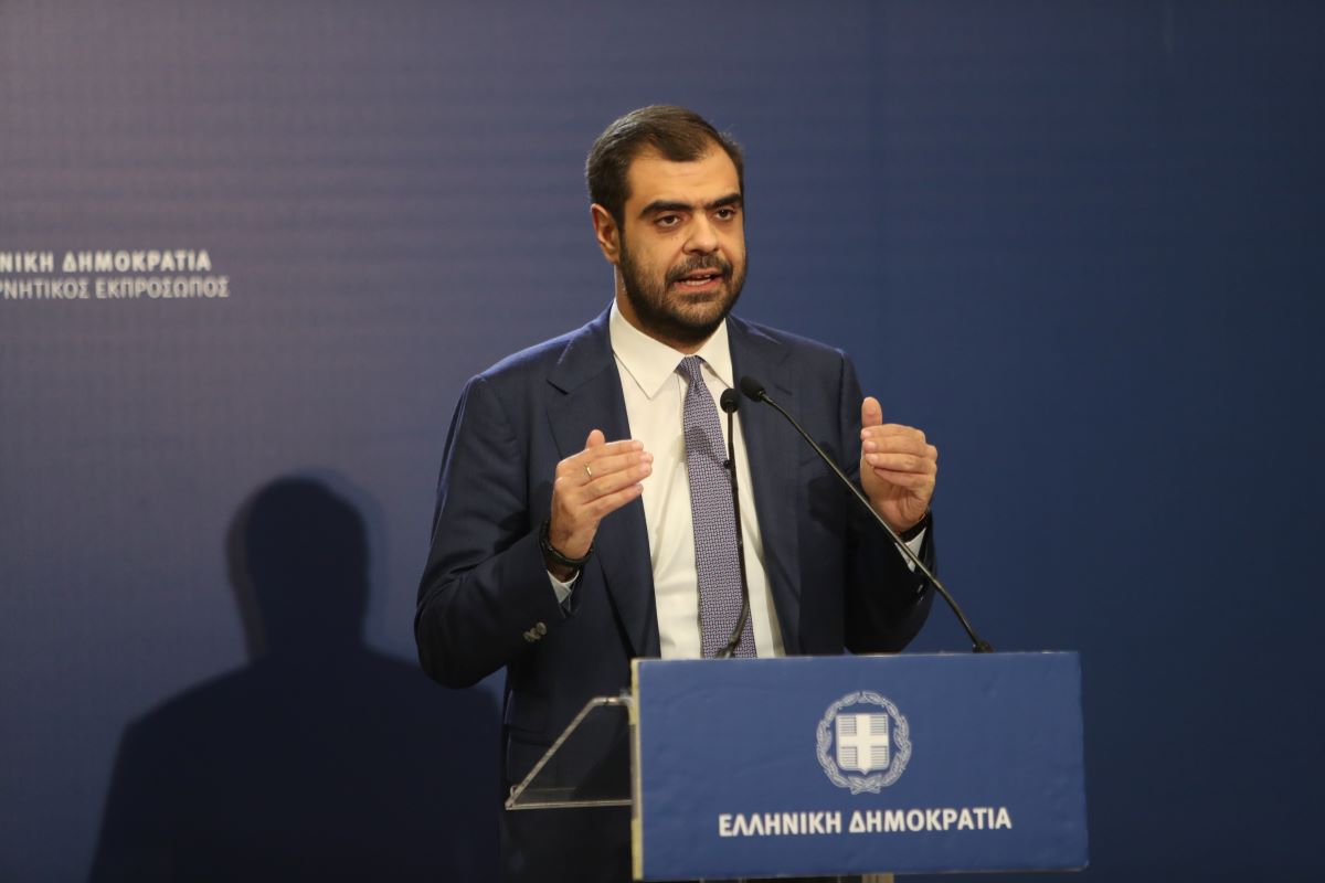 Ο κυβερνητικός εκπρόσωπος Παύλος Μαρινάκης