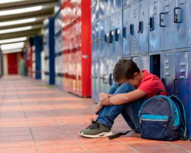 Μαθητής που έχει δεχτεί bullying