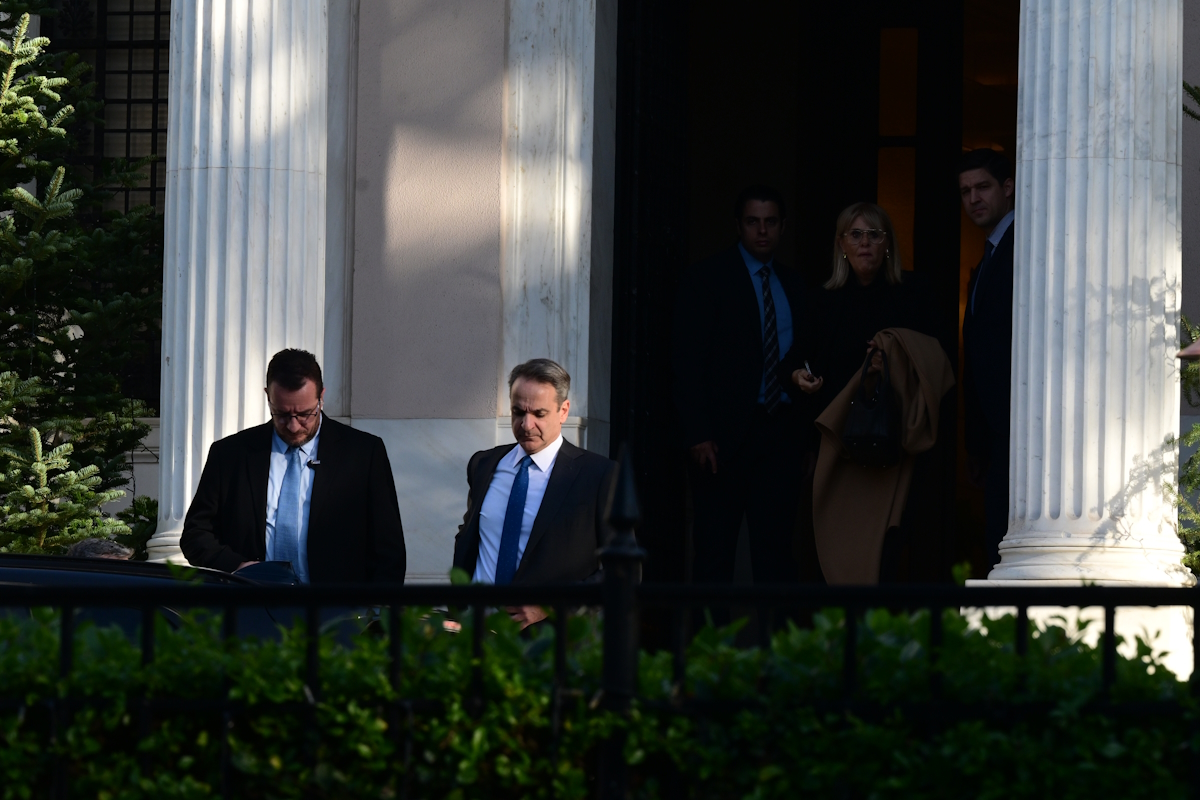 Συνάντηση του πρωθυπουργού Κυριάκου Μητσοτάκη με τα μέλη της Κοινοβουλευτικής Ομάδας της Νέας Δημοκρατίας, στο Μέγαρο Μαξίμου