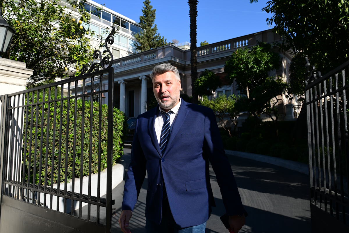 Συνάντηση του πρωθυπουργού Κυριάκου Μητσοτάκη με τα μέλη της Κοινοβουλευτικής Ομάδας της Νέας Δημοκρατίας, στο Μέγαρο Μαξίμου