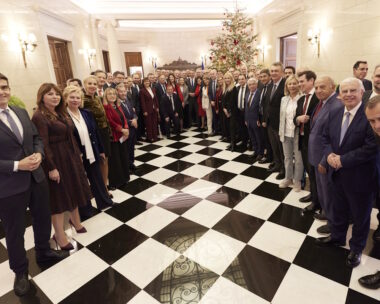 Συνάντηση του πρωθυπουργού Κυριάκου Μητσοτάκη με τα μέλη της Κοινοβουλευτικής Ομάδας της Νέας Δημοκρατίας, στο Μέγαρο Μαξίμου