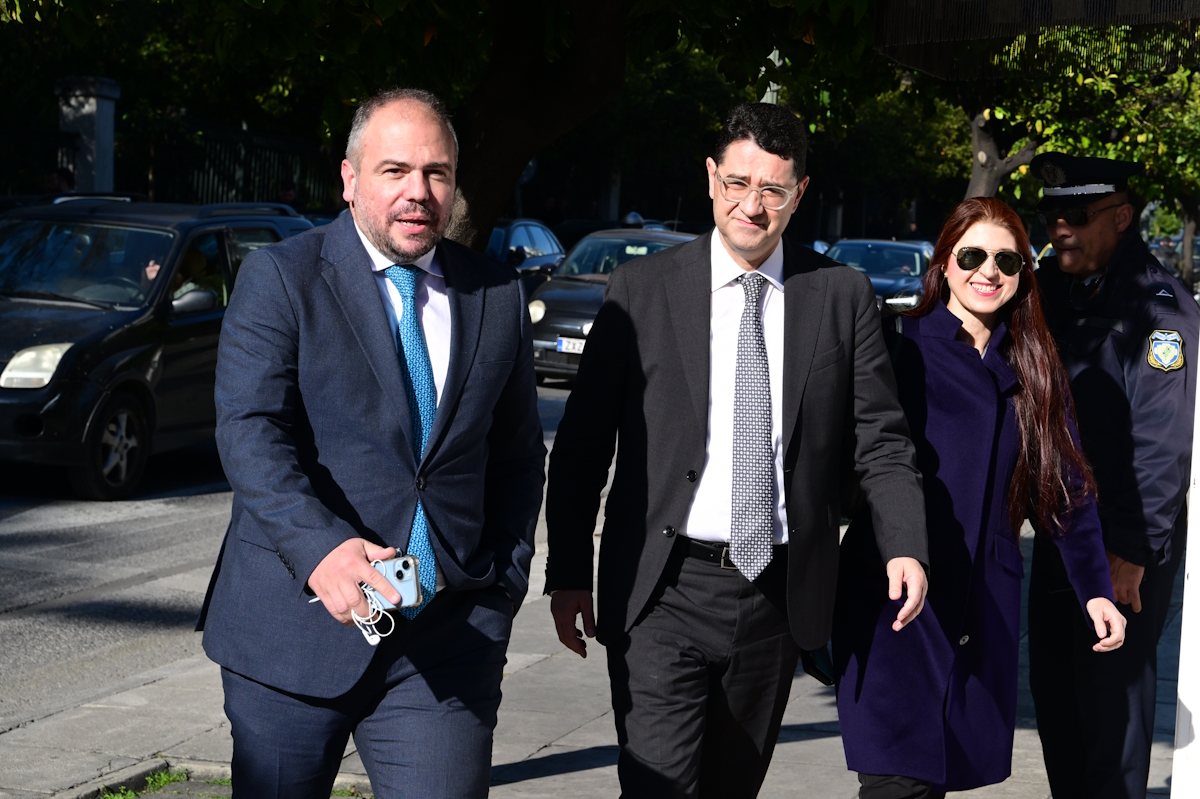 Συνάντηση του πρωθυπουργού Κυριάκου Μητσοτάκη με τα μέλη της Κοινοβουλευτικής Ομάδας της Νέας Δημοκρατίας, στο Μέγαρο Μαξίμου