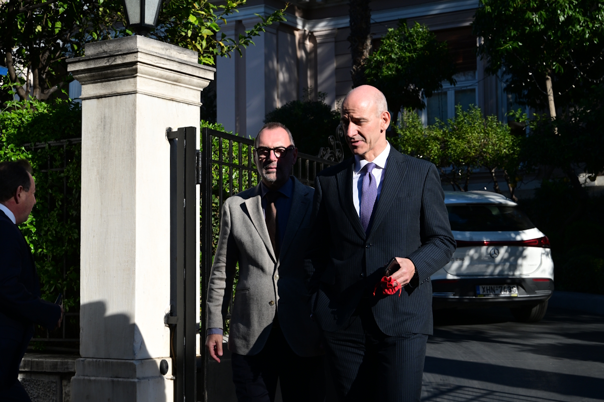 Συνάντηση του πρωθυπουργού Κυριάκου Μητσοτάκη με τα μέλη της Κοινοβουλευτικής Ομάδας της Νέας Δημοκρατίας, στο Μέγαρο Μαξίμου