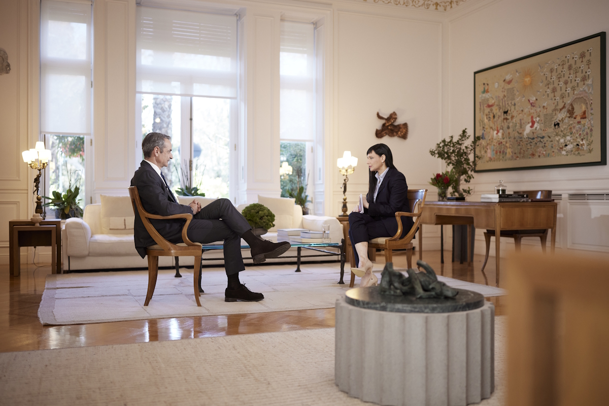 Κυριάκος Μητσοτάκης και Αθηναΐς Νέγκα