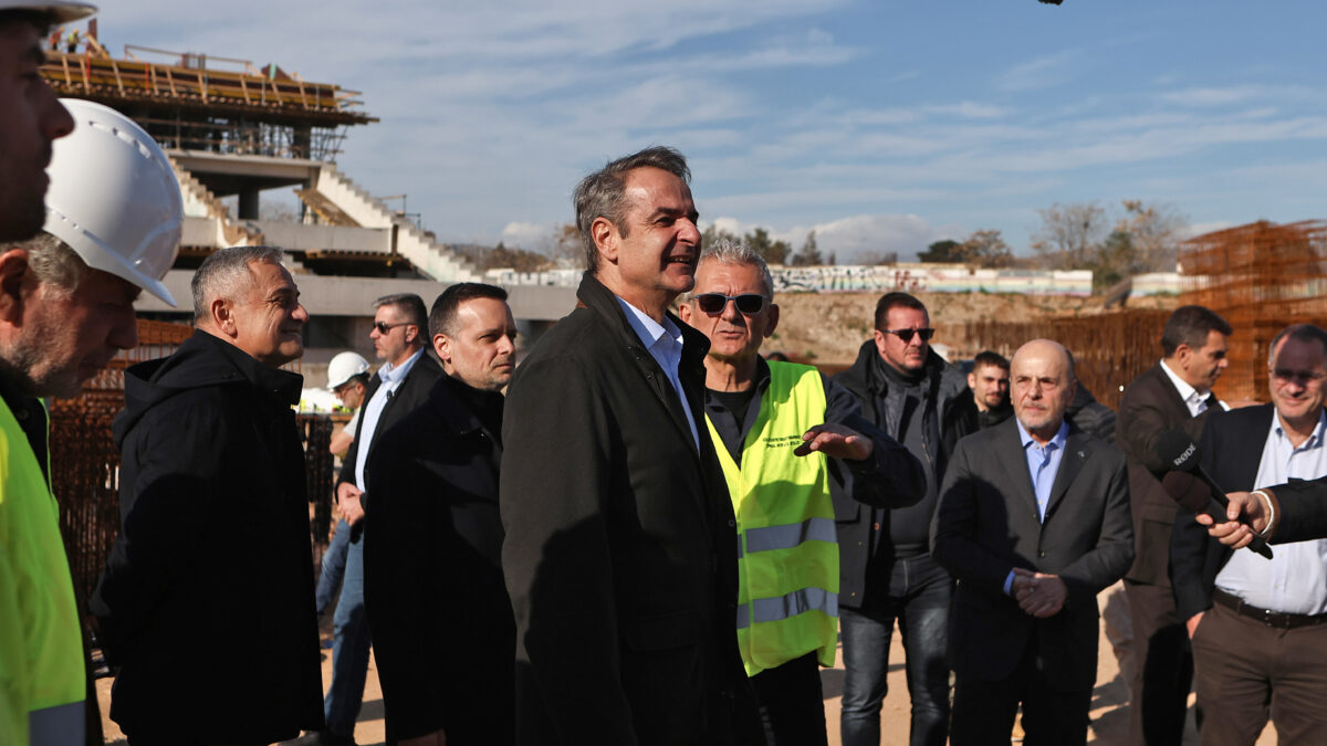 Ο Μητσοτάκης στο Βοτανικό