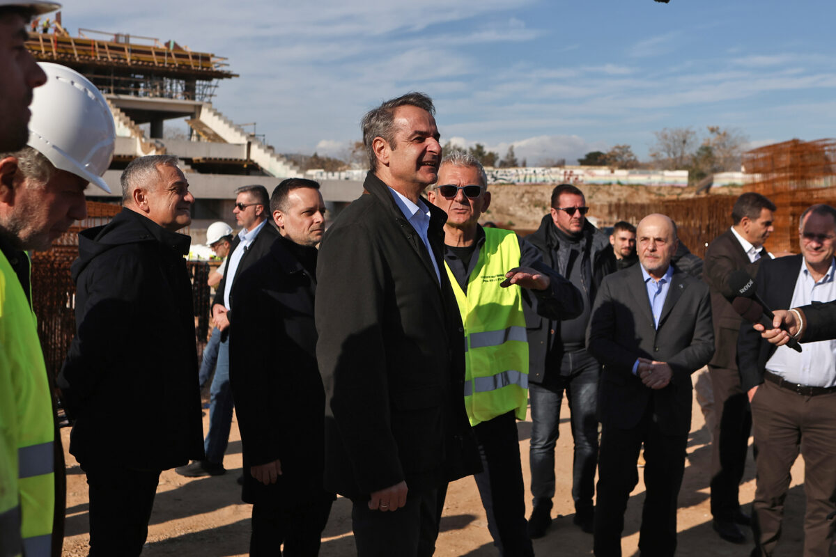 Ο Μητσοτάκης στο Βοτανικό