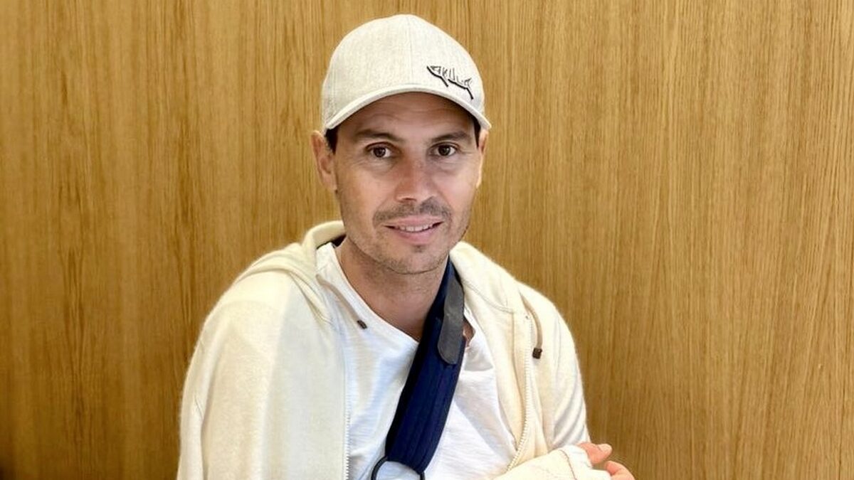 Ο Ράφα Ναδάλ μετά την επέμβαση στο χέρι