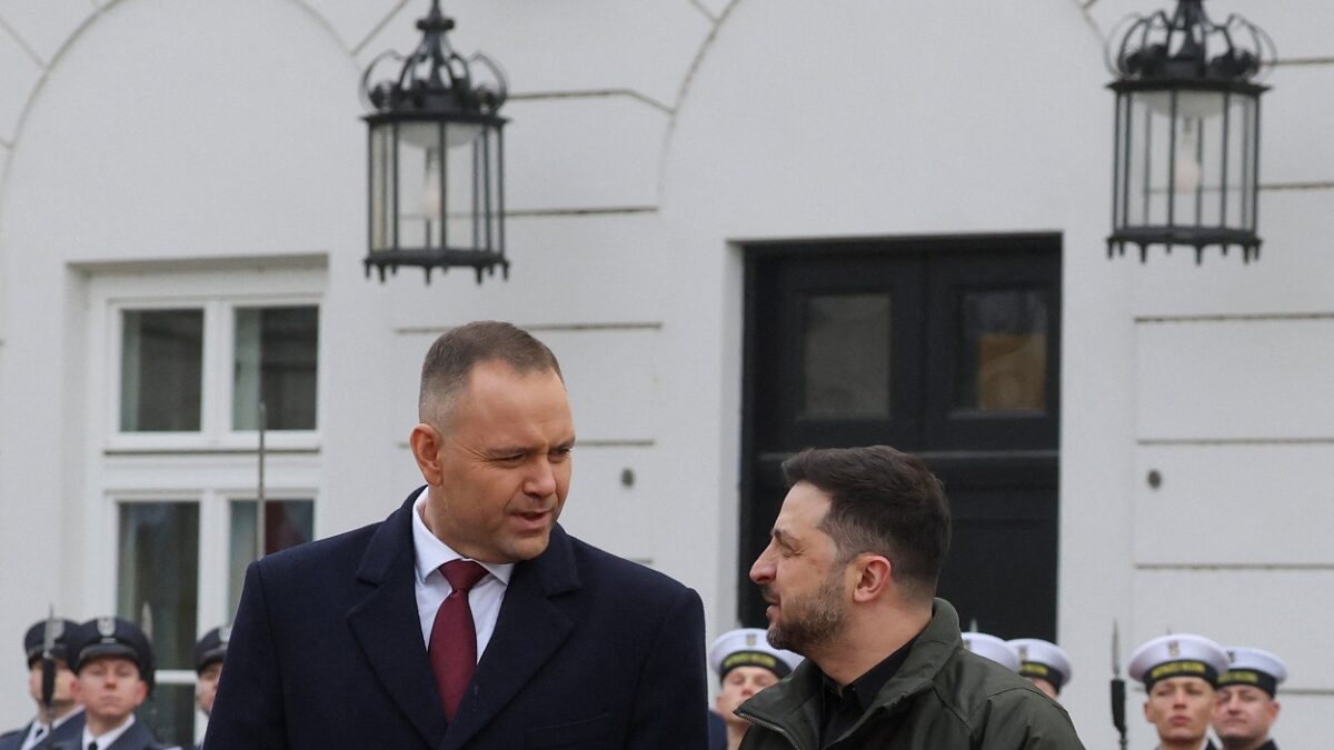 Βολοντίμιρ Ζελένσκι και Κάρολ Ναβρότσκι