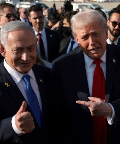 Ο Μπενιαμίν Νετανιάχου και ο Ντόναλντ Τραμπ