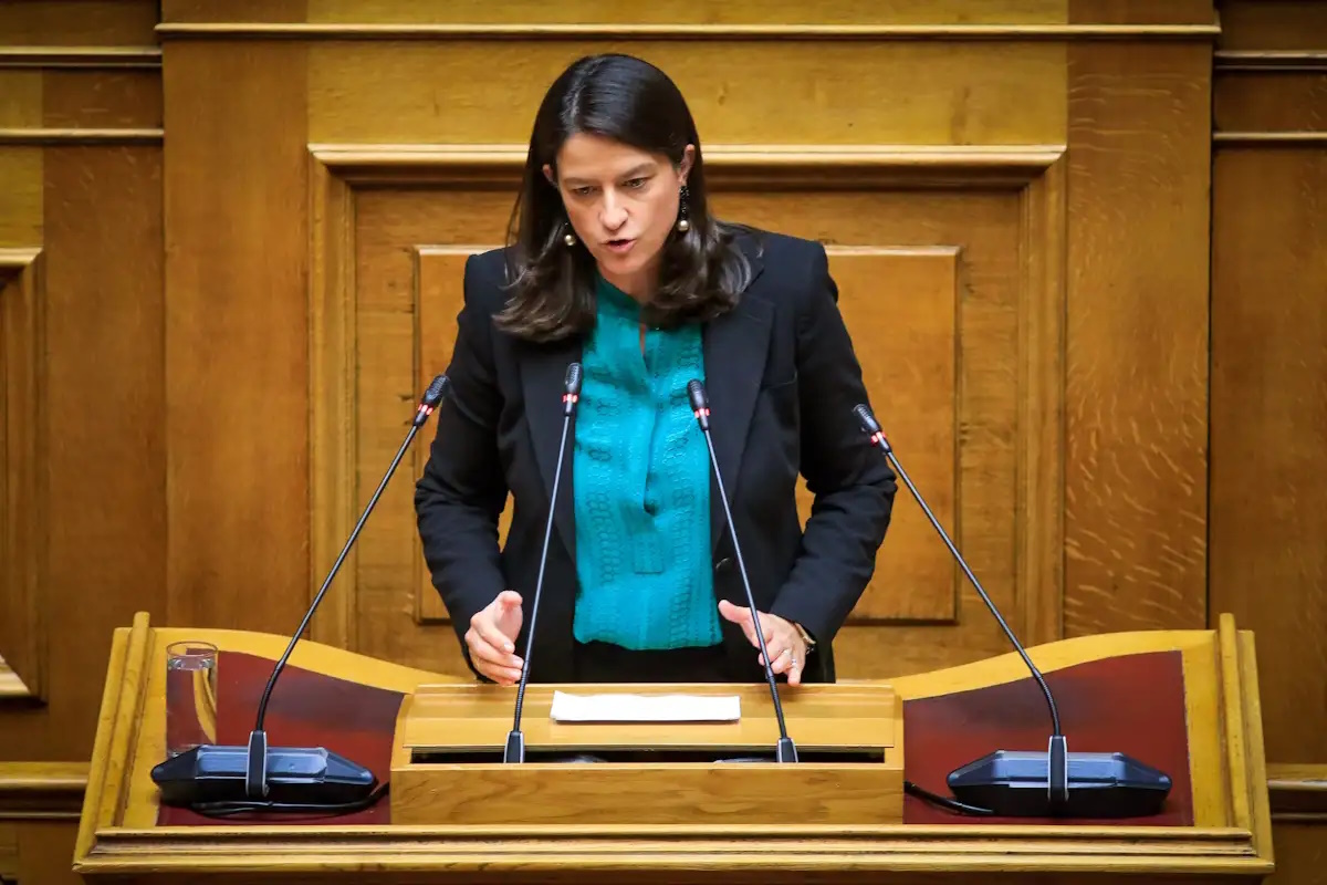 Η Υπουργός Εργασίας και Κοινωνικής Ασφάλισης, Νίκη Κεραμέως