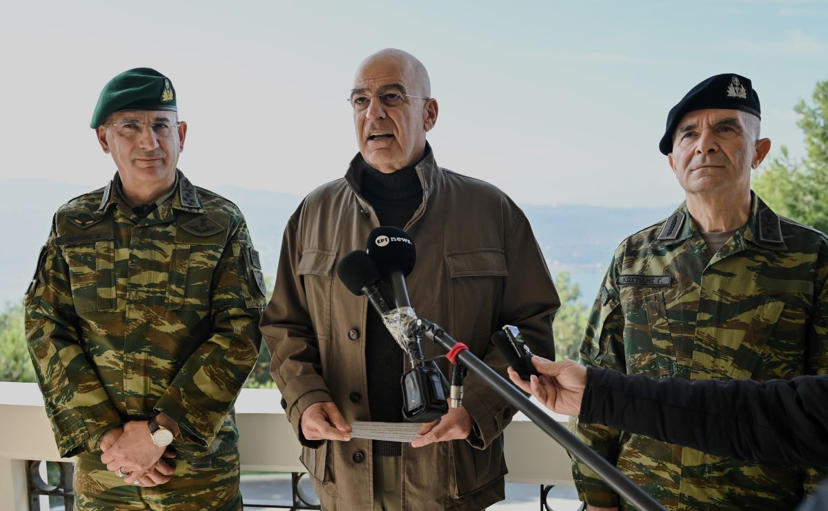 Ο υπουργός Εθνικής Άμυνας Νίκος Δένδιας