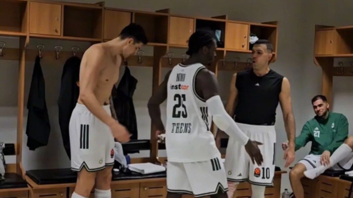 Τρέλα στα αποδυτήρια του Παναθηναϊκού μετά το διπλό επί της Φενέρμπαχτσε: Αποθέωση για Ναν και ουρλιαχτά MVP