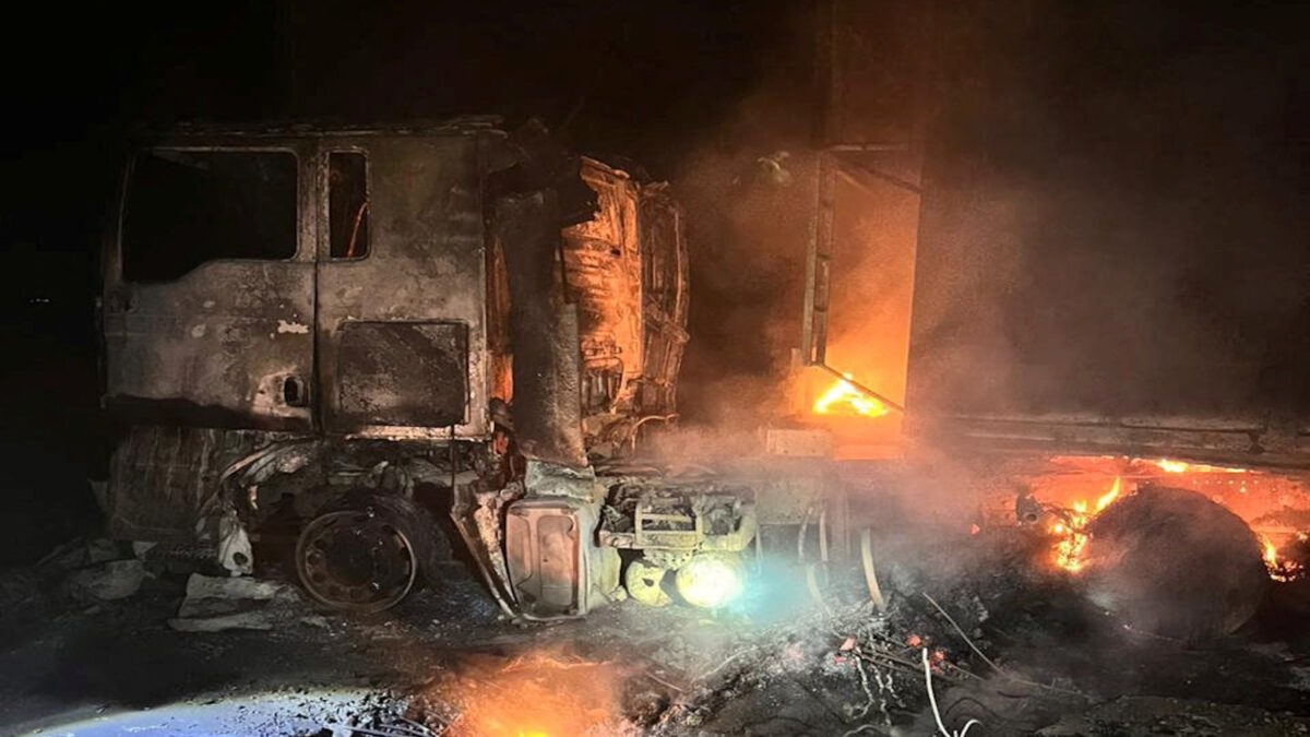 Σημείο από πλήγμα ρωσικού πυραύλου στην Οδησού