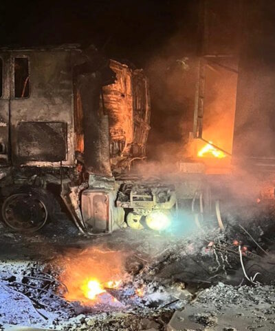 Σημείο από πλήγμα ρωσικού πυραύλου στην Οδησού