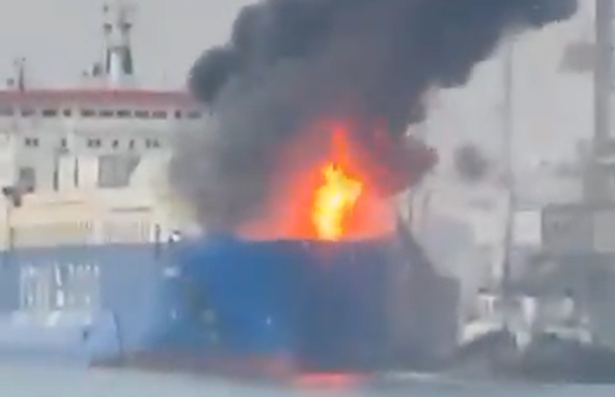 Ρωσικό drone χτυπά τουρκικό εμπορικό πλοίο στο λιμάνι της Οδησσού στη Μαύρη Θάλασσα