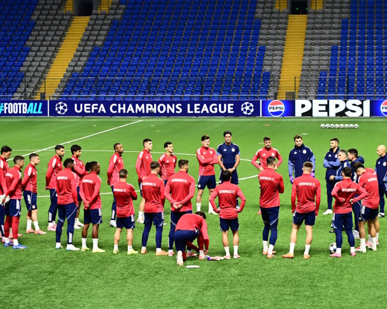 Καϊράτ Αλμάτι – Ολυμπιακός: Η τελευταία προπόνηση των Πειραιωτών πριν το ματς του Champions League