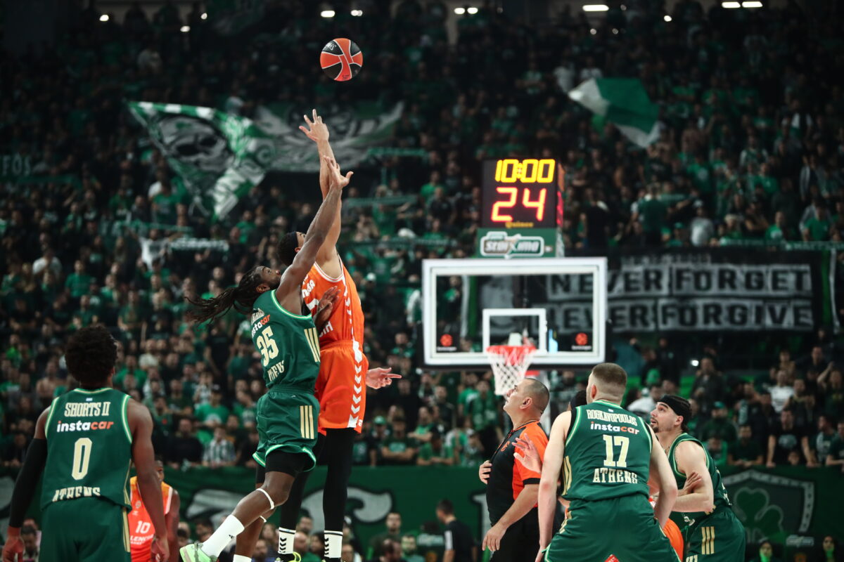 Στιγμιότυπο από το Παναθηναϊκός - Βαλένθια  (ΑΡΓΥΡΩ ΑΝΑΣΤΑΣΙΟΥ