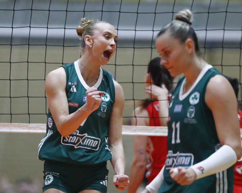 Παναθηναϊκός – Ολυμπιακός 3-1: Νίκη με ανατροπή και 8/8 για το «τριφύλλι» στο βόλεϊ γυναικών