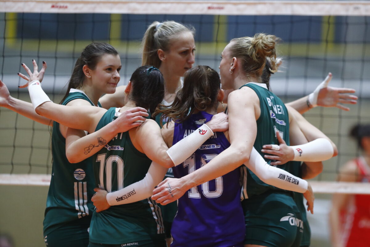 Οι παίκτριες του Παναθηναϊκού στο ντέρμπι με τον Ολυμπιακό (ΣΤΕΛΙΟΣ ΣΤΕΦΑΝΟΥ