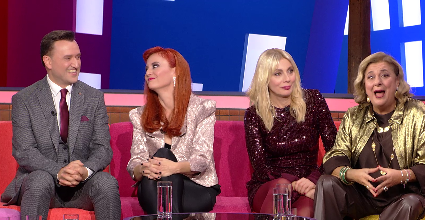 Στο πλατό του reunion