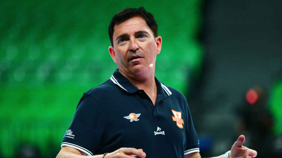 Ο Τσάβι Πασκουάλ στο ΟΑΚΑ (ΑΡΓΥΡΩ ΑΝΑΣΤΑΣΙΟΥ