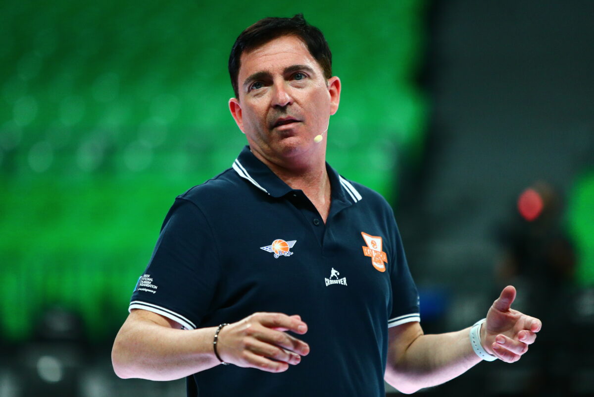 Ο Τσάβι Πασκουάλ στο ΟΑΚΑ (ΑΡΓΥΡΩ ΑΝΑΣΤΑΣΙΟΥ