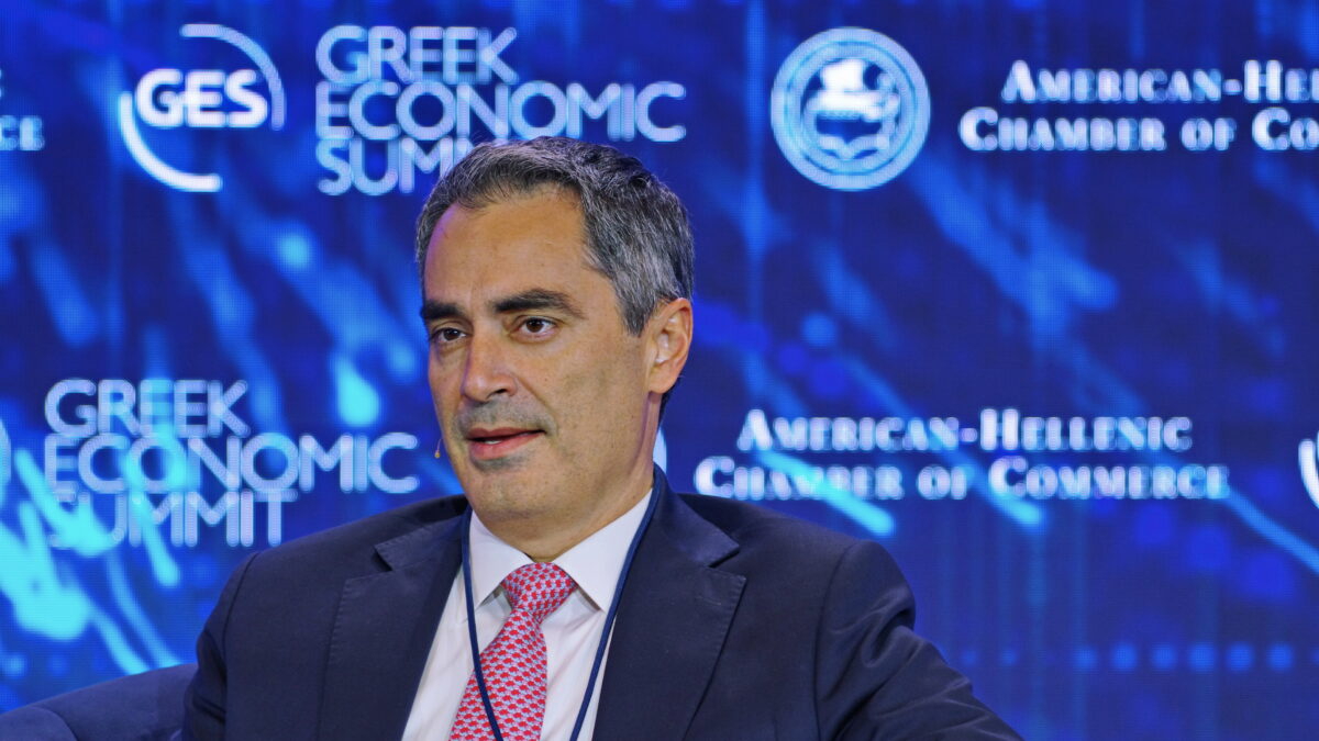 Ο Γενικός Διευθυντής Επιχειρηματικής Ανάπτυξης και Εκτελεστικό Μέλος του Διοικητικού Συμβουλίου του Ομίλου ΓΕΚ ΤΕΡΝΑ Μάνος Μουστάκας