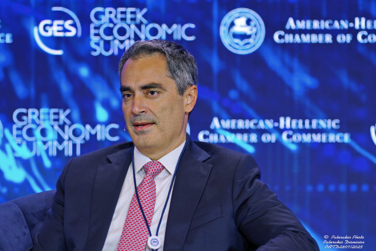 Ο Γενικός Διευθυντής Επιχειρηματικής Ανάπτυξης και Εκτελεστικό Μέλος του Διοικητικού Συμβουλίου του Ομίλου ΓΕΚ ΤΕΡΝΑ Μάνος Μουστάκας