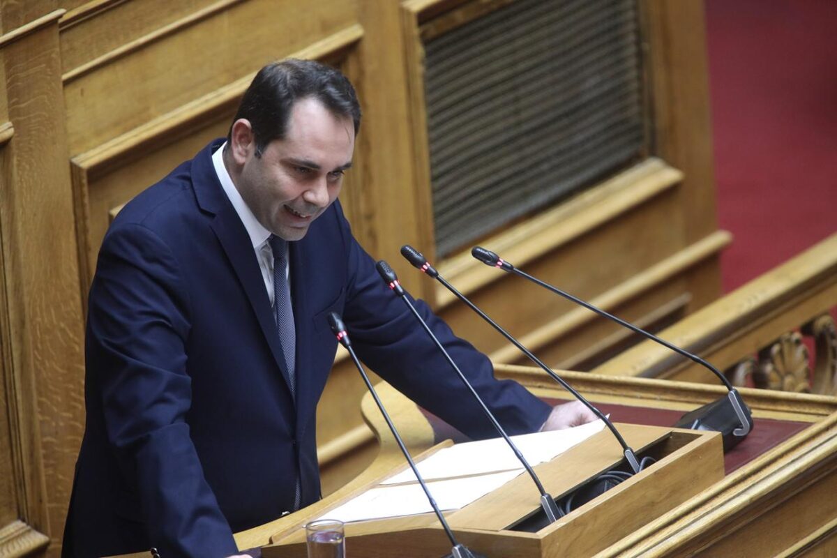 Ο υφυπουργός Εθνικής Οικονομίας και Οικονομικών, Θάνος Πετραλιάς