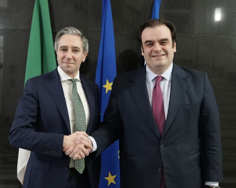 Πιερρακάκης στο Δουβλίνο: «Μας ενώνει το κοινό μας όραμα για μια ισχυρή Ευρώπη»