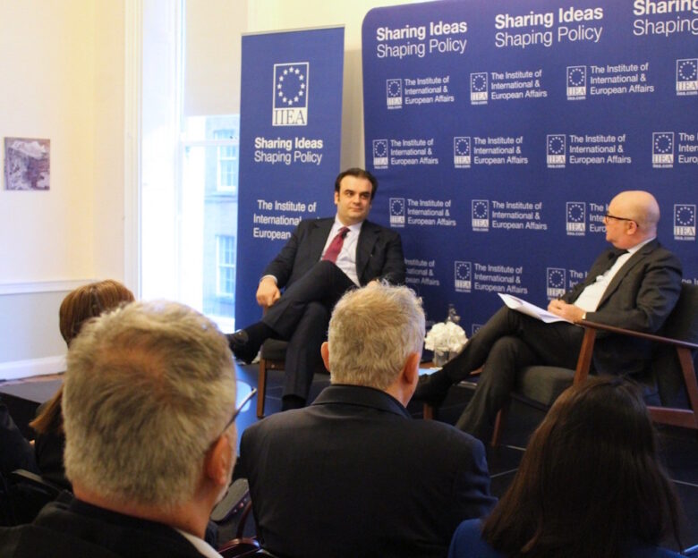 Πιερρακάκης στο Δουβλίνο: Θέλουμε μία ενιαία ευρωπαϊκή αγορά για να δημιουργήσουμε παγκόσμιους πρωταθλητές