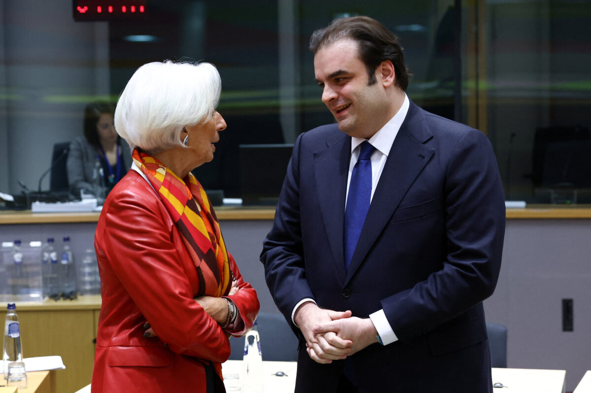 Η Κριστίν Λαγκάρντ και ο Κυριάκος Πιερρακάκης