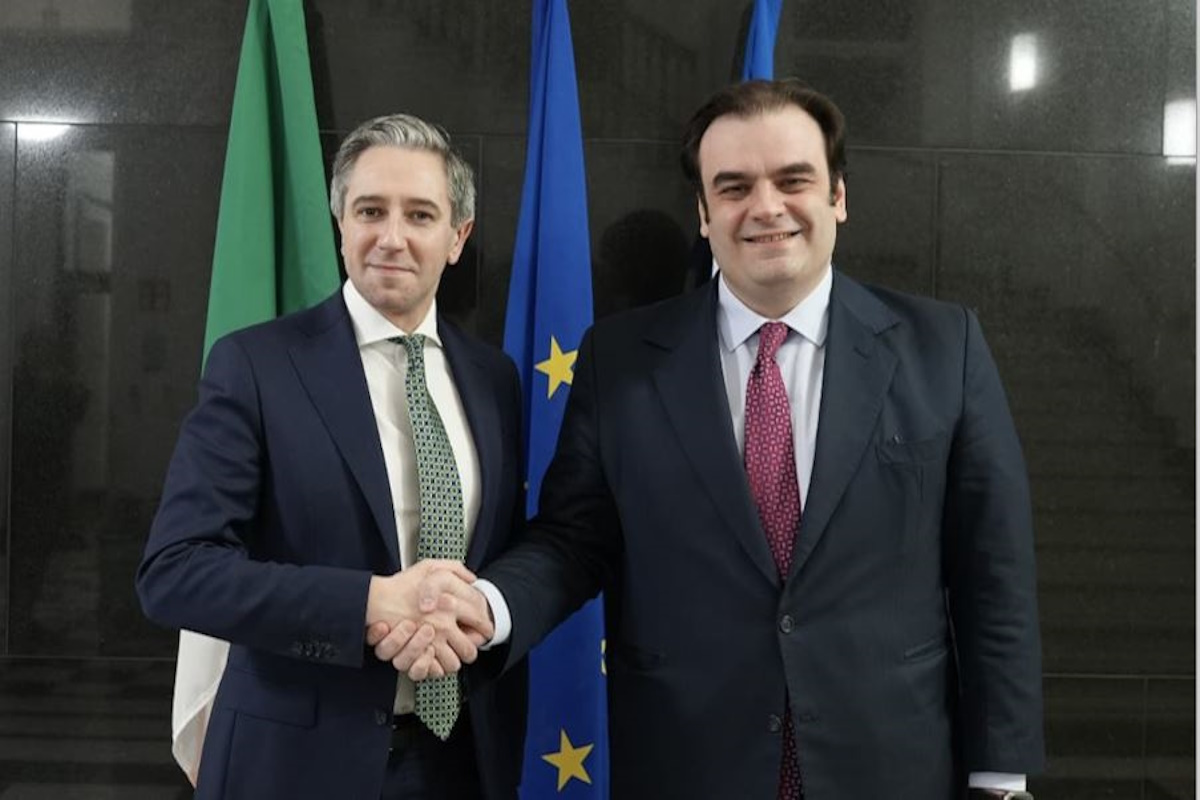 Πιερρακάκης στο Δουβλίνο: «Μας ενώνει το κοινό μας όραμα για μια ισχυρή Ευρώπη»