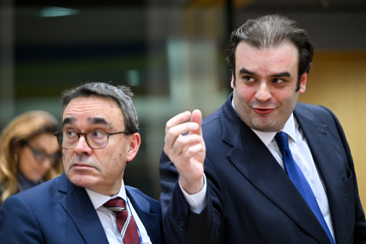 Συνεδρίαση του Eurogroup, στις Βρυξέλλες, Πέμπτη 11 Δεκεμβρίου 2025. *ΠΡΟΣΟΧΗ ΜΟΝΟ EDITORIAL USE * (POOL PHOTO