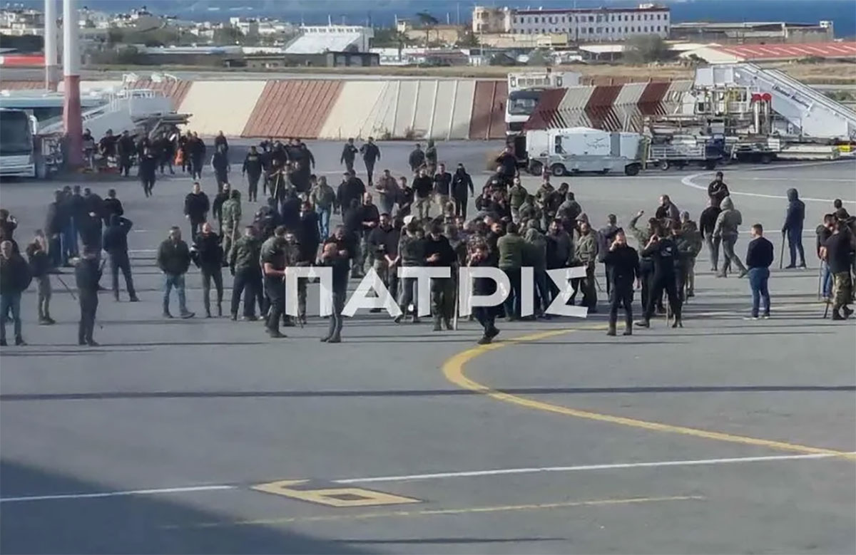 Ηράκλειο: Στην πίστα του αεροδρομίου Νίκος Καζαντζάκης εισέβαλλαν αγρότες