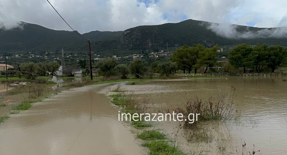 Πλημμύρες στη Ζάκυνθο