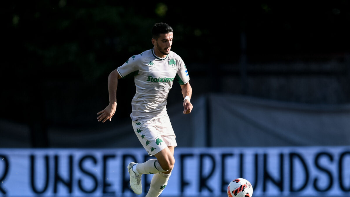 Ο Αχιλλέας Πούγγουρας σε αγώνα του Παναθηναϊκού