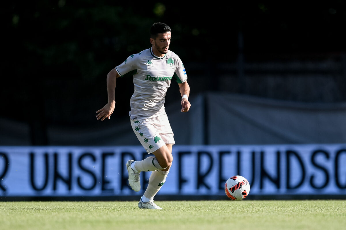 Ο Αχιλλέας Πούγγουρας σε αγώνα του Παναθηναϊκού