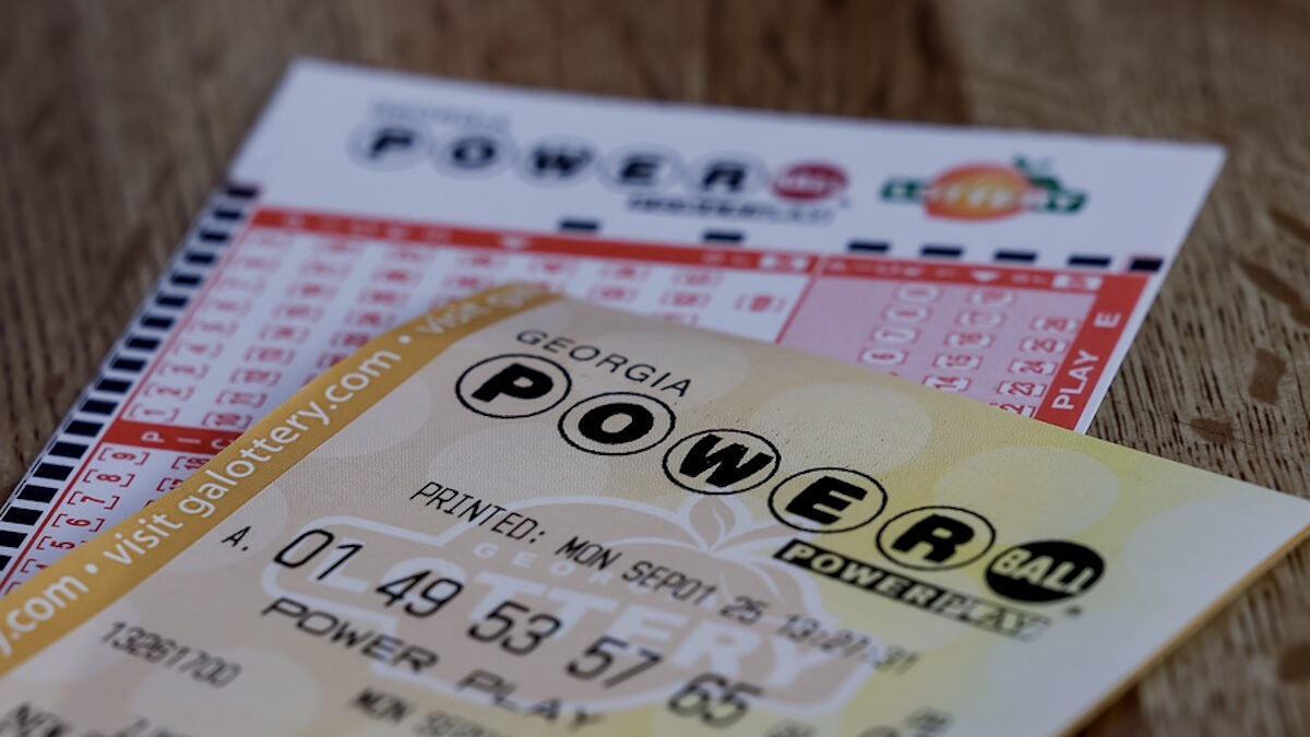 Ένα λαχείο για το τζακ ποτ του Powerball