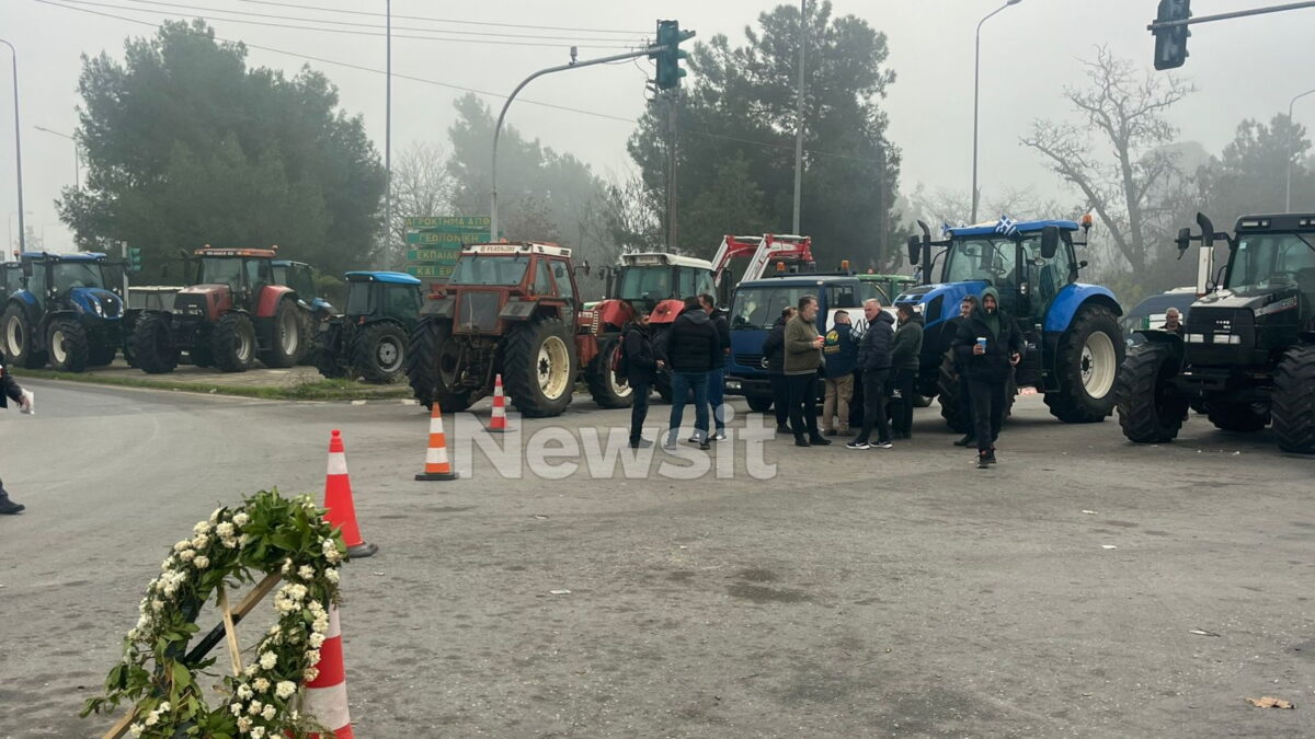 Αγρότες στα Πράσινα Φανάρια