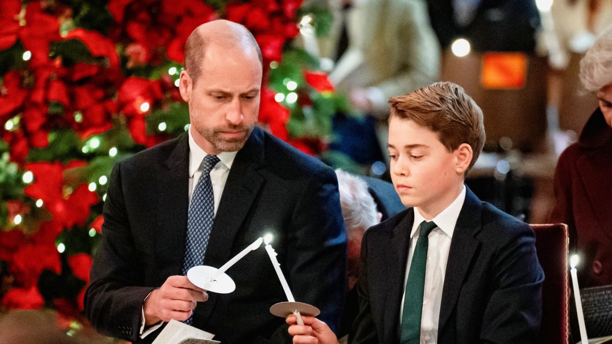 Ο πρίγκιπας Γουίλιαμ και ο γιος του πρίγκιπας Τζορτζ