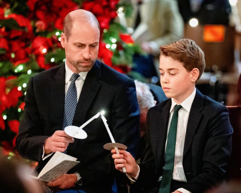 Ο πρίγκιπας Γουίλιαμ και ο γιος του πρίγκιπας Τζορτζ