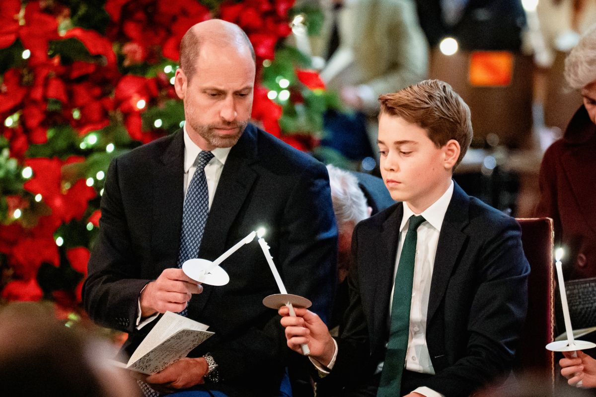 Ο πρίγκιπας Γουίλιαμ και ο γιος του πρίγκιπας Τζορτζ