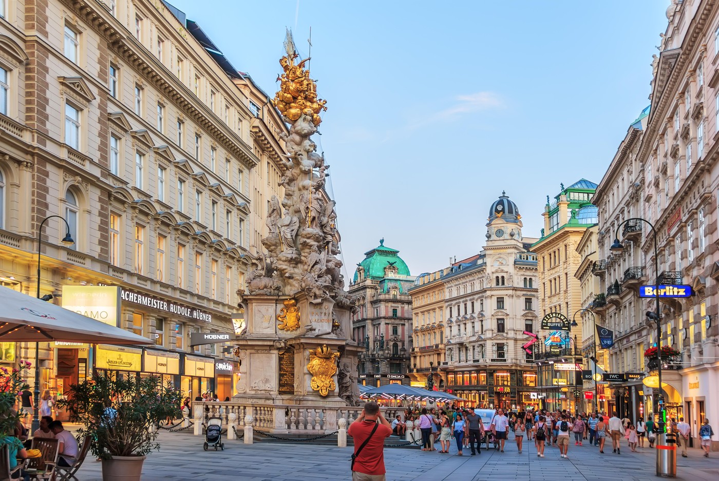 Vienna, Austria, Graben, a famous street in a historical downtown