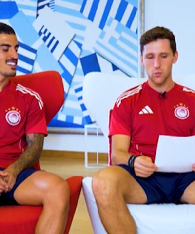 Ολυμπιακός: Ο Ρέτσος έκανε μαθήματα ελληνικών στον Τσικίνιο